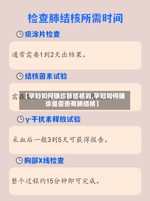 【孕妇如何确诊肺结核的,孕妇如何确诊是否患有肺结核】-第2张图片