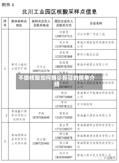 不做核酸如何确诊新冠的简单介绍-第2张图片